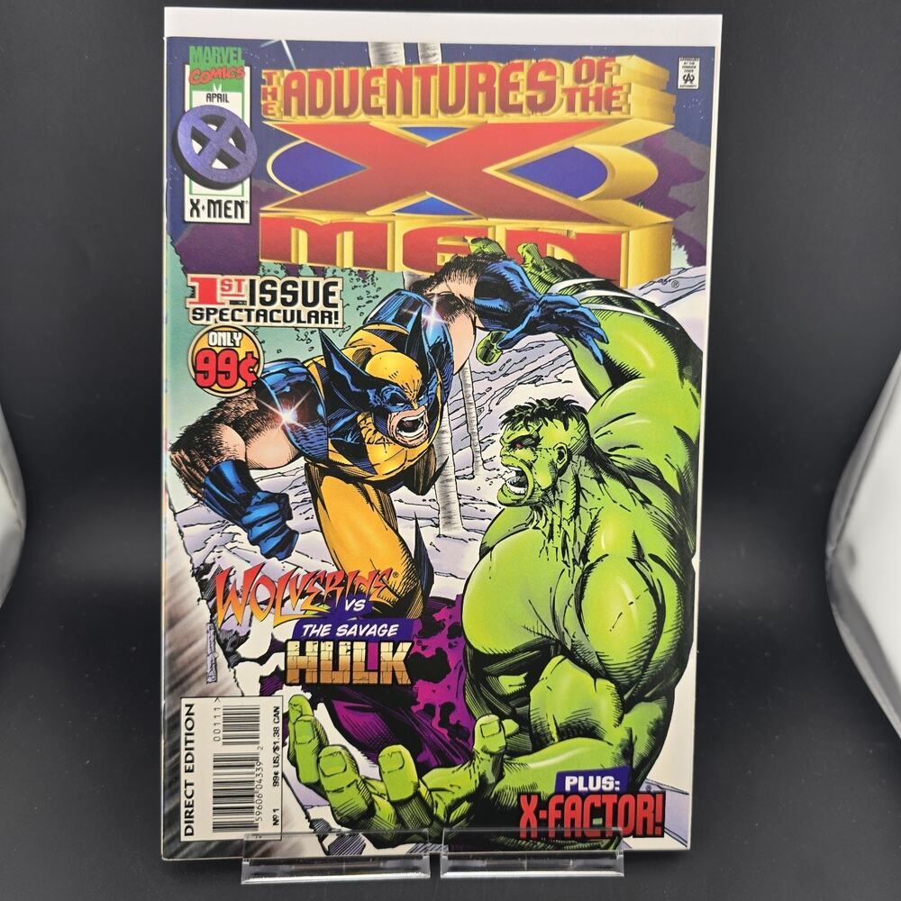 Adventures of the X-Men #1 (1996) NM 9.4 Wolverine vs Hulk Marvel Comics High Gr